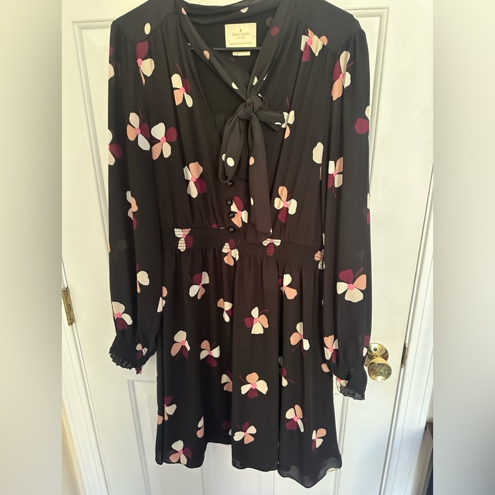 Kate Spade Dusk Buds Print Dress